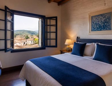 Aconchego azul: hospedagem charmosa no Brasil