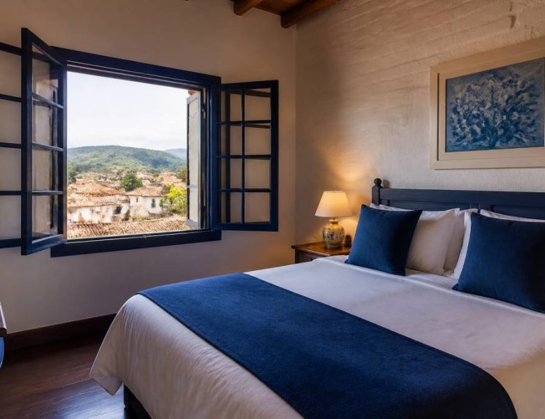Aconchego azul: hospedagem charmosa no Brasil