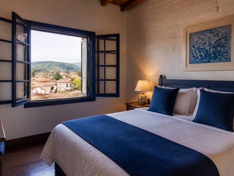 Aconchego azul: hospedagem charmosa no Brasil